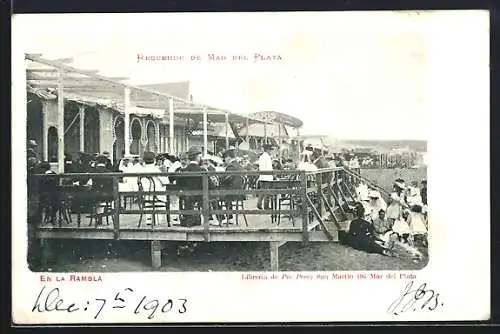 AK Mar del Plata, En la Rambla