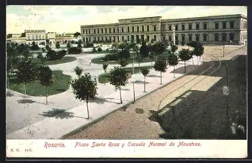 AK Rosario, Plaza Santa Rosa y Escuela Normal de Maestro