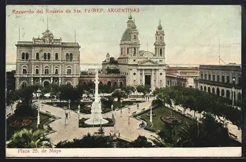 AK Rosario de Sta. Fé, Plaza 25. de Mayo