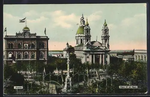 AK Rosario, Plaza 25 de Mayo, Casa Municipal