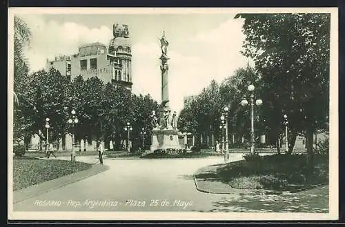 AK Rosario, Plaza 25 de Mayo