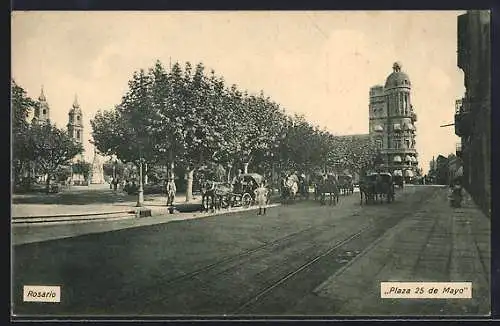 AK Rosario, Plaza 25 de Mayo, Panorama