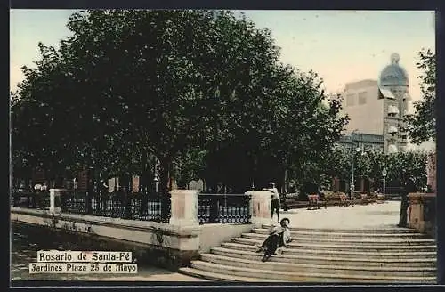 AK Rosario de Santa Fé, Jardines Plaza 25 de Mayo