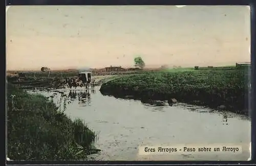 AK Tres Arroyos, Paso sobre un Arroyo