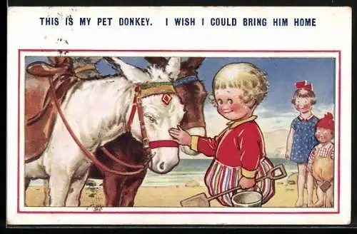 AK This is my pet donkey, I wish I could bring him home