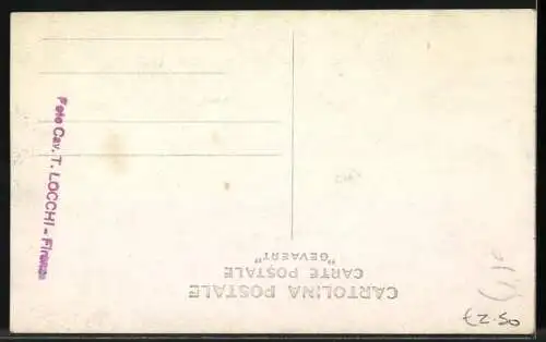 Foto-AK Reiter beim Sprung über die Hürde auf einem Sportplatz