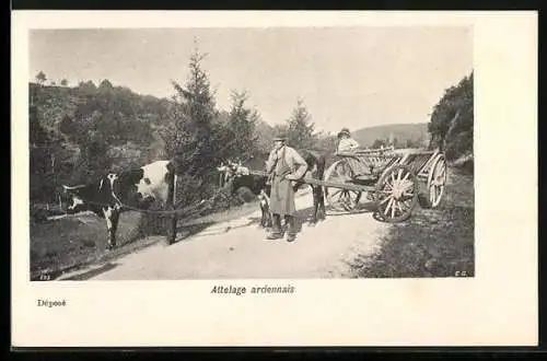 AK Attelage ardennais