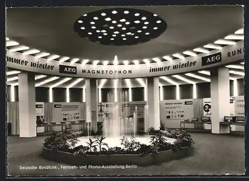 AK Berlin, Deutsche Rundfunk-, Fernseh- und Phono-Ausstellung 1961, AEG-Magnetophon