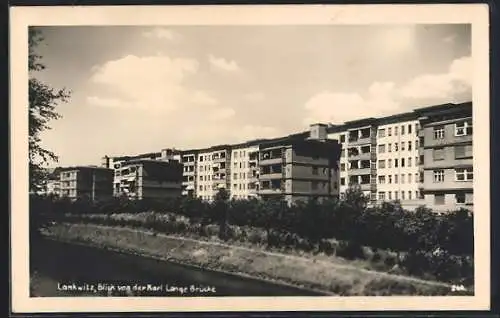 AK Berlin-Lankwitz, Blick von der Karl Lange Brücke