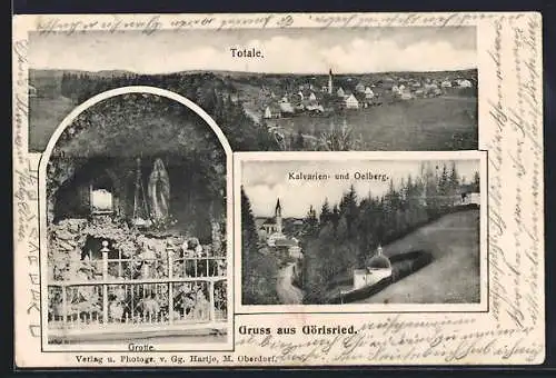 AK Görisried, Kalvarien- und Oelberg, Grotte