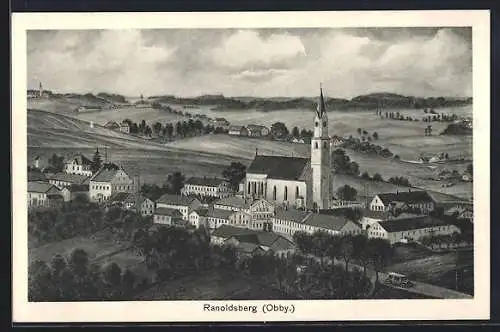 AK Ranoldsberg, Ortsansicht mit Kirche