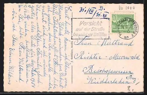 AK Berlin-Friedenau, Rüdesheimer Platz mit Planschbecken