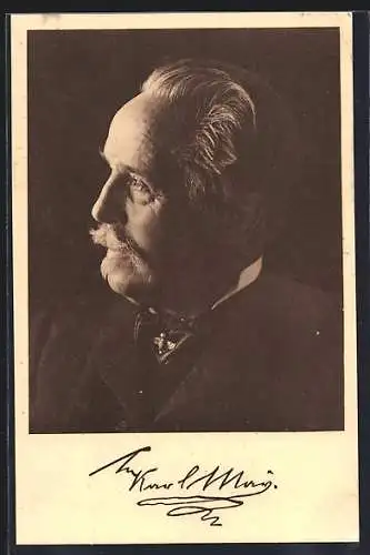 AK Porträt Schriftsteller Karl May