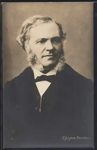 AK Komponist César Franck im Porträt