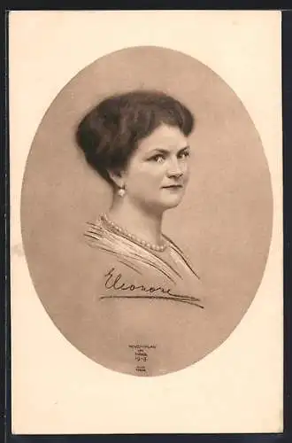 Künstler-AK Grossherzogin Eleonore von Hessen-Darmstadt