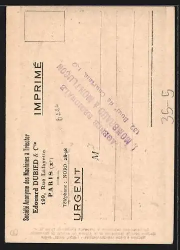 AK La fameuse machine à tricoter Dubied, type M