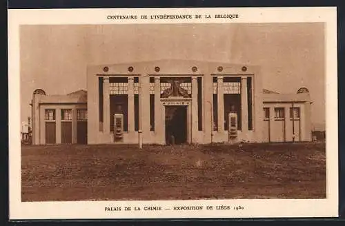 AK Liége, Exposition 1930, Palais de la Chimie