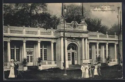 AK Bruxelles, Exposition Internationale de Bruxelles 1910, Le Palais de Travaux Féminins