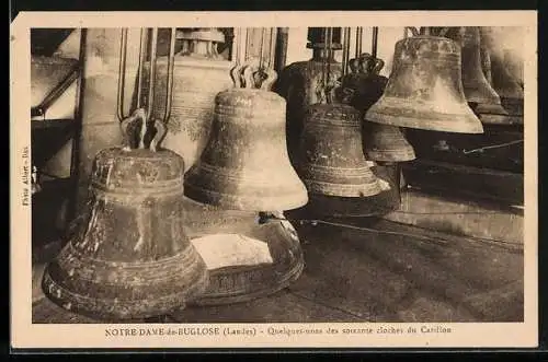 AK Notre-Dame-de-Buglose, Quelques-unes des soixante cloches du Carillon, Glocke
