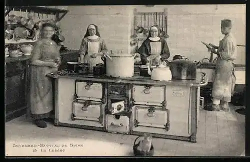 AK Infirmerie-Hopital de Spire, Cuisine, Küche