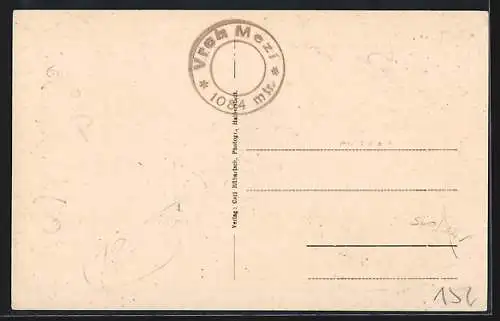 AK Bad Reinerz, Hohe Mense von Heinrich Rübartsch, Aussichtsturm