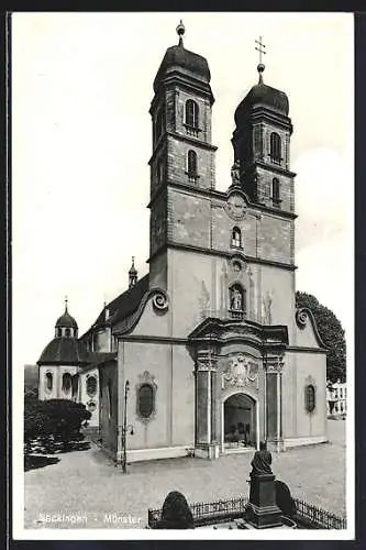 AK Säckingen, Ansicht vom Münster
