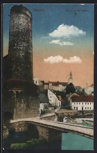 AK Bautzen, Partie an der Spree