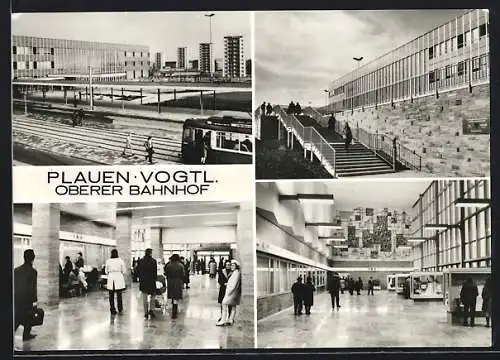 AK Plauen, Gaststätte und Fahrkartenschalter im Oberen Bahnhof