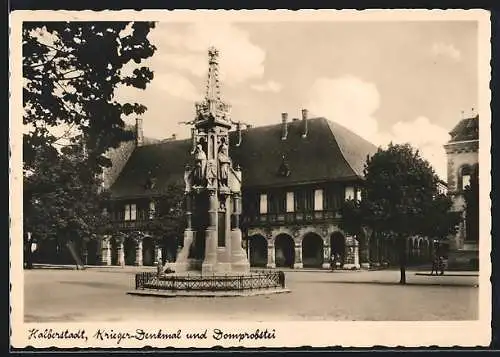 AK Halberstadt, Krieger-Denkmal und Domprobstei