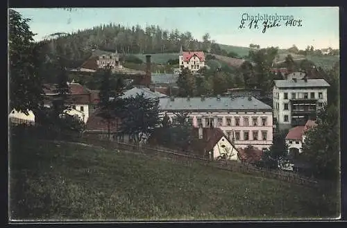 AK Charlottenbrunn, Ortspartie
