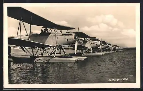 AK Seefliegerstaffel, Wasserflugzeuge auf dem Wasser