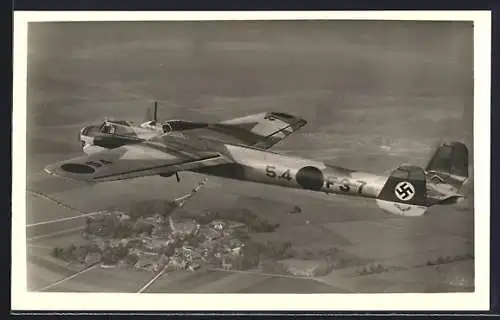 AK Zweimotoriges Kampfflugzeug Dornier Do-17