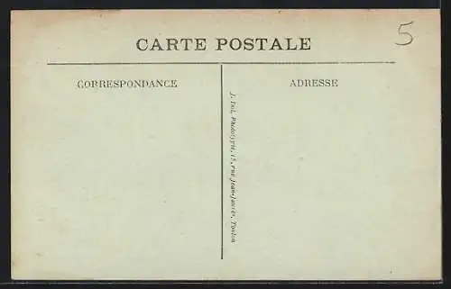 AK Toulon, Zeppelin dirigeable Méditerranée survolant Magaud
