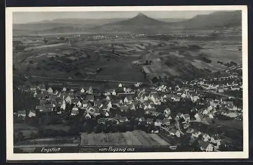 AK Engstlatt, Ortsansicht vom Flugzeug aus