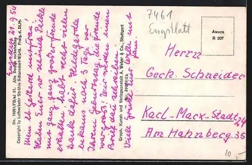 AK Engstlatt, Ortsansicht vom Flugzeug aus