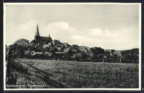 AK Kallenhardt /Sauerland, Blick auf den Ort