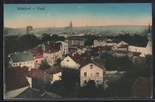 AK Mühldorf, Blick über die Dächer