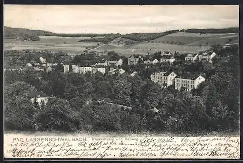 AK Bad Langenschwalbach, Rheinstrasse und Badweg