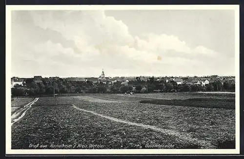 AK Hochelheim /Wetzlar, Blick auf den Ort