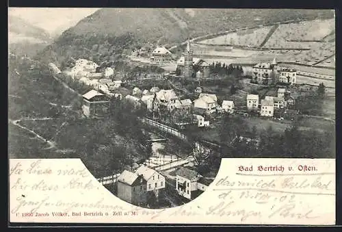 AK Bad Bertrich, Ortsansicht von Osten