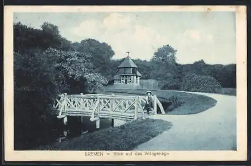 AK Bremen, Blick auf das Wildgehege