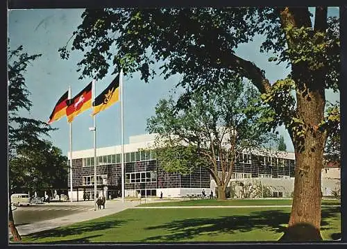 AK Göttingen, Die Stadthalle mit Anlagen