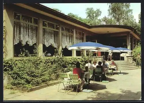 AK Berlin-Köpenick, HO-Gaststätte Teufelssee, Aussenansicht
