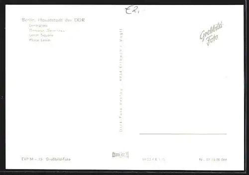 AK Berlin, Leninplatz mit Blick nach dem Fernsehturm