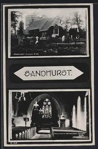 AK Sandhurst, Interior of Sandhurst Church