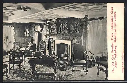 AK Tewkesbury, Birtsmorton Court, The Old Oak Panelled Room