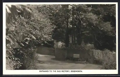 AK Edgeworth, Entrance to the Old Rectory