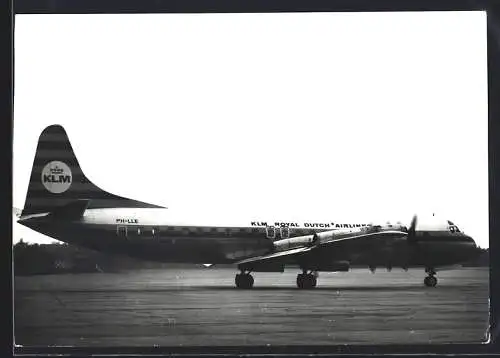 Fotografie Flugzeug Lockheed L-188 Electra PH-LLE der KLM