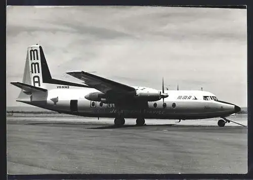 Fotografie Flugzeug Fokker F27 VH-MMS der MMA Jetstream Service