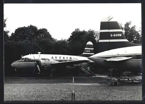 Fotografie Flugzeug Vickers Viking G-AHPB der Autair